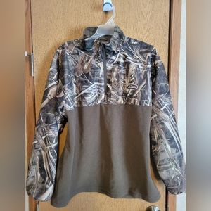 Drake Eqwader 1/4 zip fleece jacket
